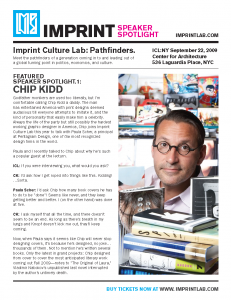 Chip Kidd spotlight