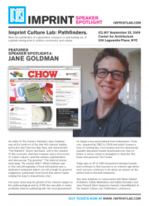 Jane Goldman Spotlight